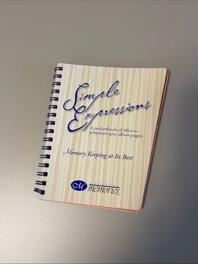 CREATIVE MEMORIES Simple Expressions Pocketbook